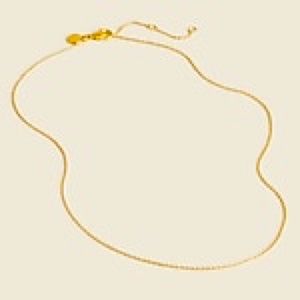 Demi-fine 14k gold-plated 16" chain necklace